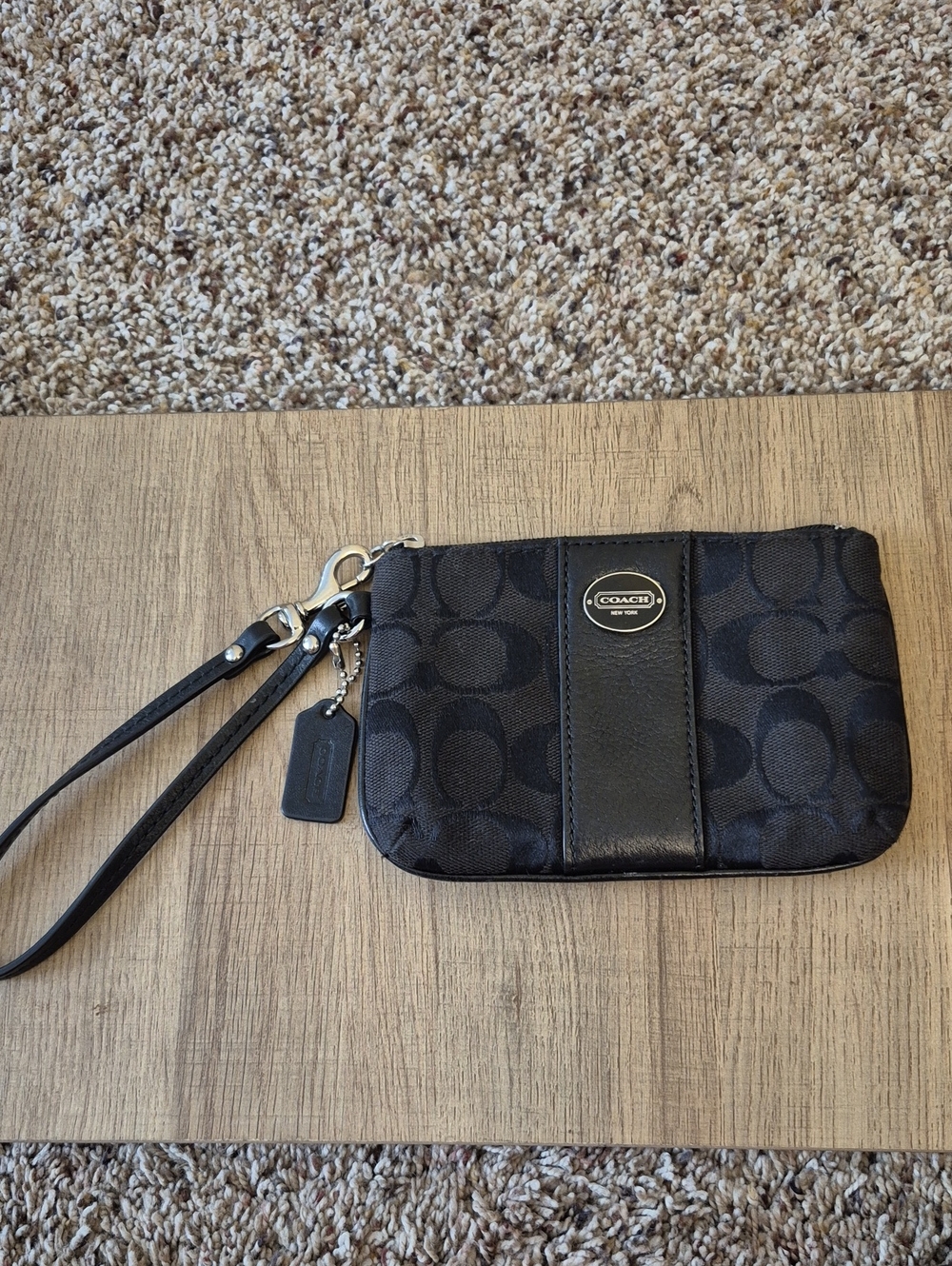 * Authentic Coach, Black Wristlet